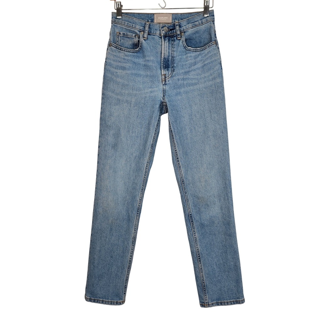 Everlane The Cheeky Jean Womens‎ 26 Regular Light Wash Denim Straight Leg